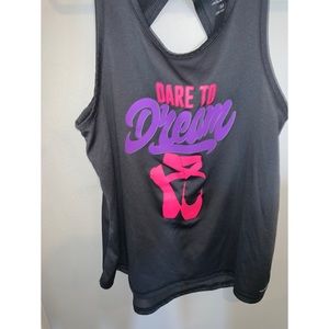 Grey Saying Tank Top